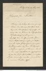 Nachlass Franz Steindachner, Brief von F. Kerz an Franz Steindachner (29.03.1884), Inv.Nr. 266.02, Seite 1